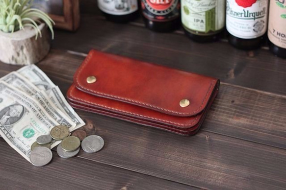 old trucker wallet『R3FACTORY VINTAGE』ヴィンテージ,アンティーク,手染め 10枚目の画像