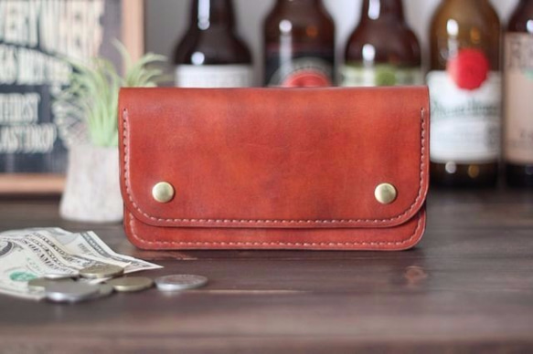 old trucker wallet『R3FACTORY VINTAGE』ヴィンテージ,アンティーク,手染め 1枚目の画像