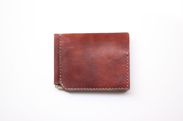 【送料無料】money clip purse 『R3FACTORY VINTAGE』札ばさみ,２つ折り,アンティーク 2枚目の画像