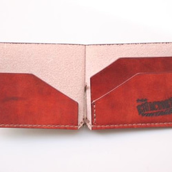 【送料無料】money clip purse 『R3FACTORY VINTAGE』札ばさみ,２つ折り,アンティーク 4枚目の画像