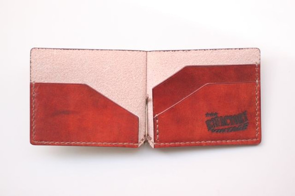 【送料無料】money clip purse 『R3FACTORY VINTAGE』札ばさみ,２つ折り,アンティーク 4枚目の画像