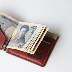 【送料無料】money clip purse 『R3FACTORY VINTAGE』札ばさみ,２つ折り,アンティーク 9枚目の画像