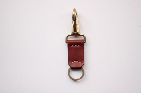 brass ring key holder 『R3FACTORY VINTAGE』キーホルダー, ヴィンテージ 2枚目の画像