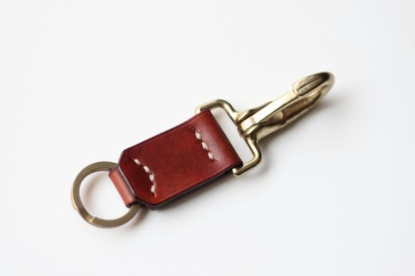 brass ring key holder 『R3FACTORY VINTAGE』キーホルダー, ヴィンテージ 3枚目の画像