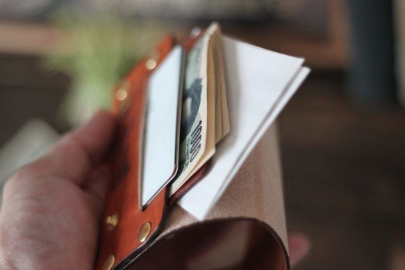 minimalist wallet A『R3FACTORY VINTAGE』ミニマル,ミニマム,シンプル,２つ折り 2枚目の画像