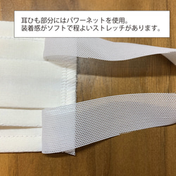 【在庫のみ終了】布マスク　スモールサイズ　綿×シルク　プリーツ型 5枚目の画像