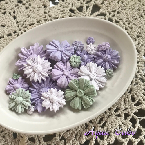 アロマストーンサシェflowerパープル アロマストーンサシェ