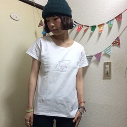 【掌ファインダー】Tシャツ（size:L）/aroshka←fab. 3枚目の画像