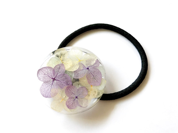 紫陽花のcircleヘアゴム sherbet color ヘアゴム swan* 通販 4453947