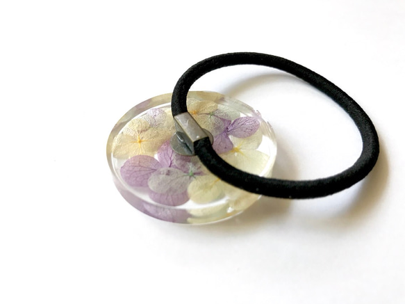 紫陽花のcircleヘアゴム sherbet color 2枚目の画像