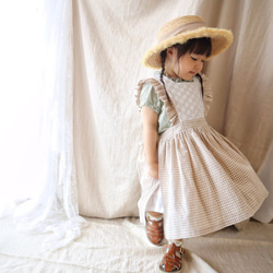 ハンドメイド　ドッキングエプロンワンピース 0_cd0b7bb60693005c9773ab42b488