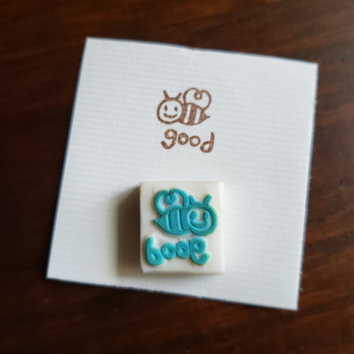 消しゴムはんこNo.345 ちびうさとマカロン 消しゴムはんこNo.345 ちびうさとマカロン｜文房具