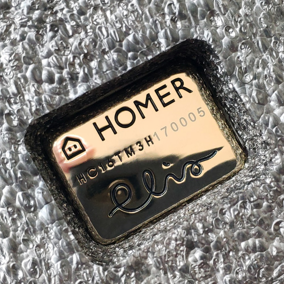HOMER |折り紙時計ホワイト/ダイヤモンドカット/マットHC16TM-WDM 8枚目の画像