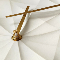 HOMER | 摺紙時鐘 Origami Clock 白色/曲面 HC16TM-WCM  混凝土 第5張的照片