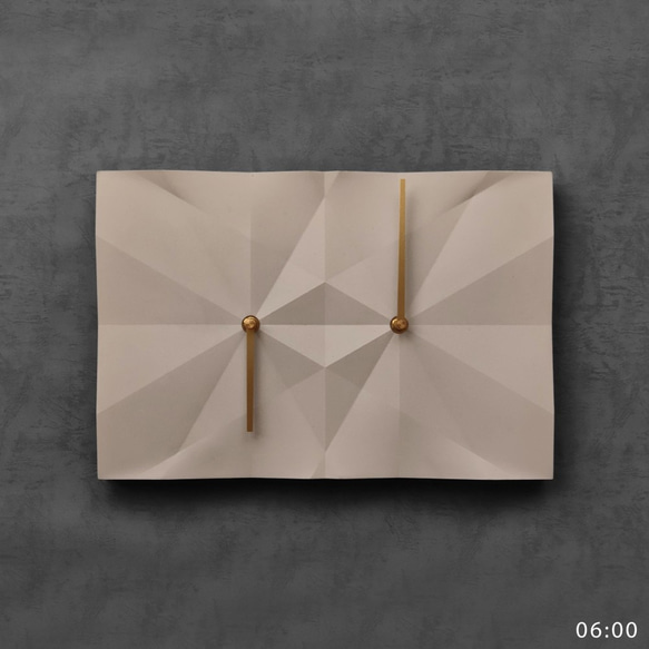 HOMER |折り紙時計グレー/ダイヤモンドカット/マットHC16TM-GDM 2枚目の画像