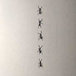 3点セット　アリ 蟻 スタンプ ハンコ 判子 ゴム印 4枚目の画像