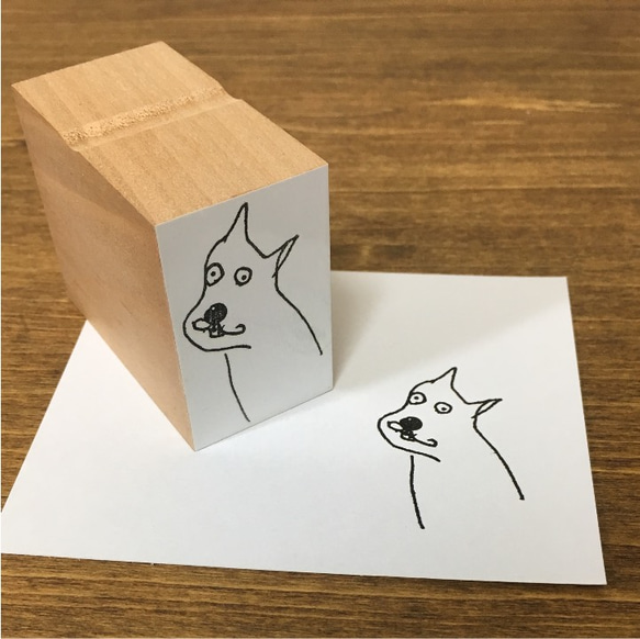 ハンコ スタンプ 犬 1枚目の画像
