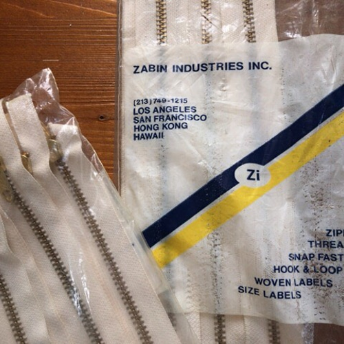 デッドストックX-westキャントンスコービルZIPチェーンステッチ デッドストックX-westキャントンスコービルZIPチェーンステッチ