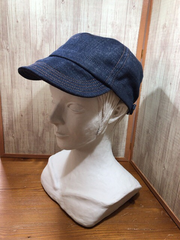 岡山産セルビッチデニムcycle cap サイクルキャップ（56cm〜63cm位まで対応） 8枚目の画像