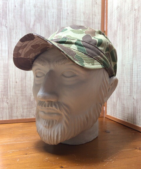 受注製作＞ダックカモ6パネルwork cap ワークキャップ（希望