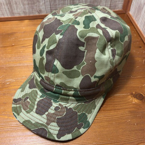 受注製作＞ダックカモ6パネルwork cap ワークキャップ（希望
