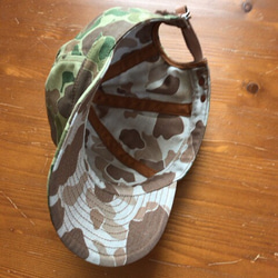 ＜受注製作＞ダックカモ6パネルwork cap ワークキャップ（希望サイズで作ります。） 7枚目の画像