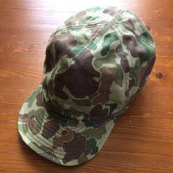 ＜受注製作＞ダックカモ6パネルwork cap ワークキャップ（希望サイズで作ります。） 9枚目の画像