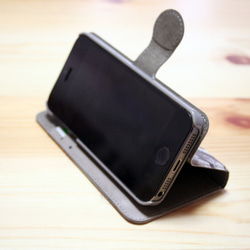 [Iphone5的〜7S信件！中]日本傳統Senshokugara筆記本型手機殼 第6張的照片