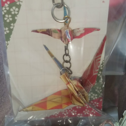 折鶴のキーホルダー 3枚目の画像