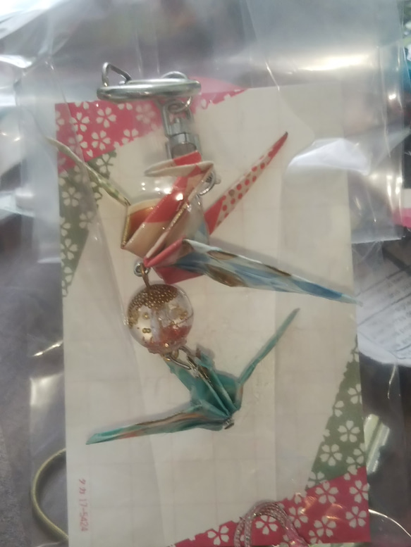 折鶴のキーホルダー 5枚目の画像
