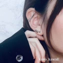 フェイクインダストリアル / 地雷系 量産型 軟骨 ピアス メンズ