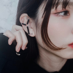 Harness Earrings/耳環 Sickly Cute Strong Woman Non Hole Menhera Go 第6張的照片