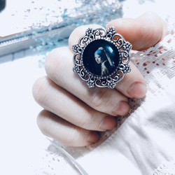 Masterpiece Ring Vermeer / Silver Unique Old Clothes Goth Mine 戒 第1張的照片