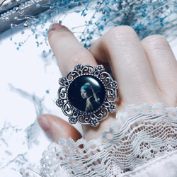Masterpiece Ring Vermeer / Silver Unique Old Clothes Goth Mine 戒 第2張的照片