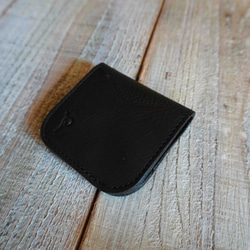 Portierra　コインケース　【ブラック】　財布　ミニ財布　小銭入れ　牛革 2枚目の画像