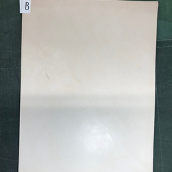 鹿革　ポルティラ　タンニン鞣し　ナチュラル色　ハード　A4サイズ 3枚目の画像
