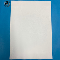 鹿革　ポルティラ　白鞣し　白色　ソフト　A4サイズ 1枚目の画像