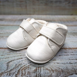 Portierra 鹿革 ファーストシューズ ダービータイプ 1枚目の画像