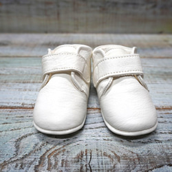 Portierra 鹿革 ファーストシューズ ダービータイプ 2枚目の画像