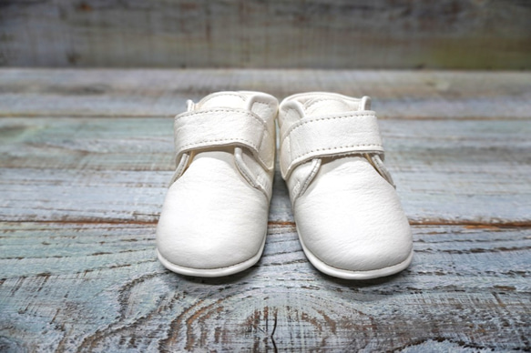 Portierra 鹿革 ファーストシューズ ダービータイプ 2枚目の画像