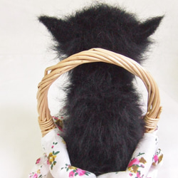 Katia  黒猫ちゃん(^^♪　黒猫　猫　羊毛フェルト 3枚目の画像