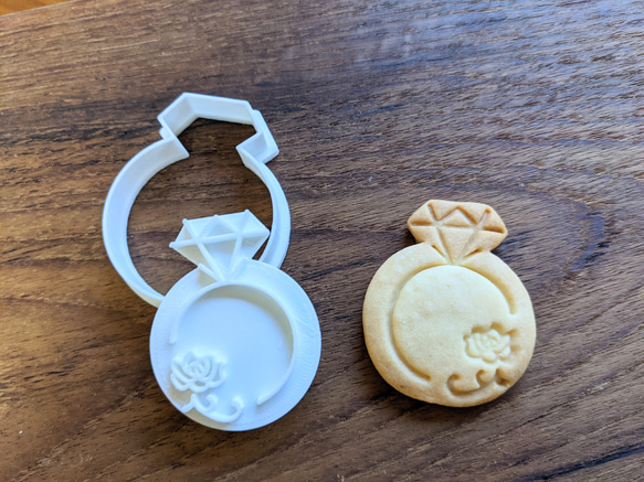 【ダイヤモンドリング】クッキーカッター/クッキー型 4枚目の画像