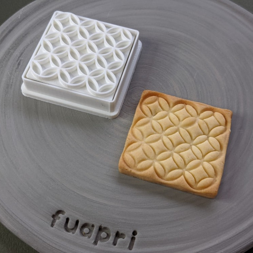 日本伝統文様】七宝繋ぎ クッキーカッター/クッキー型 クッキー型