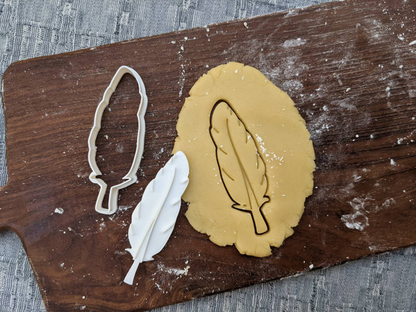 羽根　feather　クッキーカッター/クッキー型 3枚目の画像