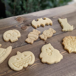 ハロウィン☆ドクロ　クッキーカッター/クッキー型 3枚目の画像