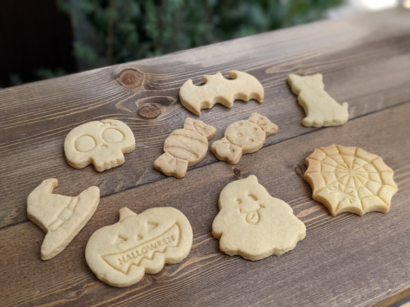 ハロウィン☆ドクロ　クッキーカッター/クッキー型 3枚目の画像