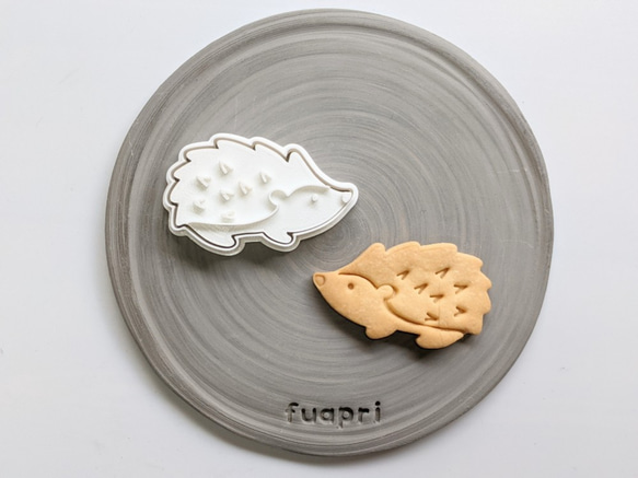 動物☆ハリネズミ　クッキーカッター/クッキー型 1枚目の画像