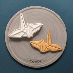 日本☆鶴の折り紙　クッキーカッター/クッキー型 1枚目の画像