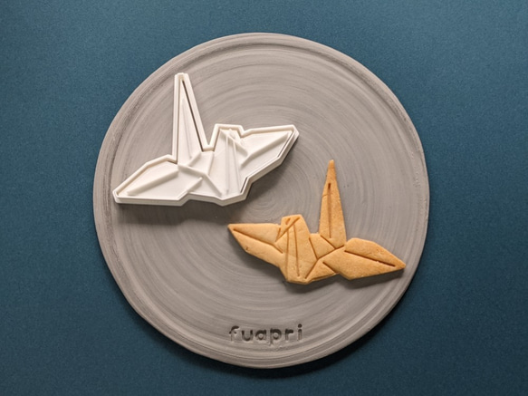 日本☆鶴の折り紙　クッキーカッター/クッキー型 1枚目の画像