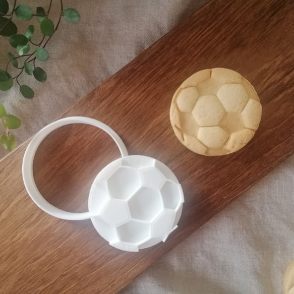 sports☆サッカーボール　クッキーカッター/クッキー型 3枚目の画像